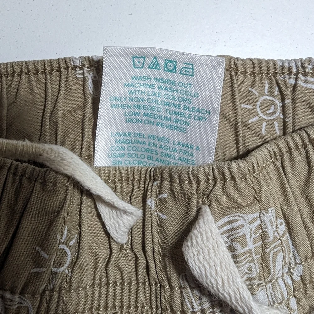 Garanimals 18M Khaki Traveler Shorts